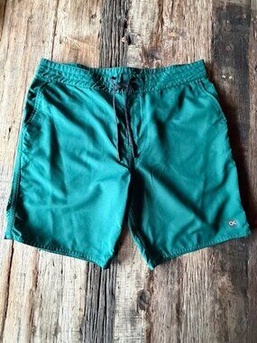 Men's Dark Green Swim Shorts